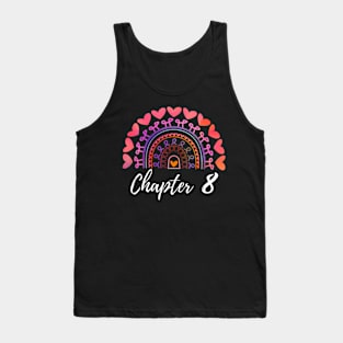 Chapter 8 Birthday Rainbow For Women 8Th Birthday Rainbow Tank Top